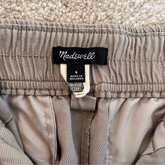 Madewell Neale straight Leg Pants Tan Size 4 Trousers - Picture 7 of 9